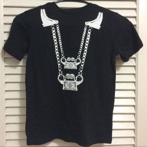 Black graphic Tee